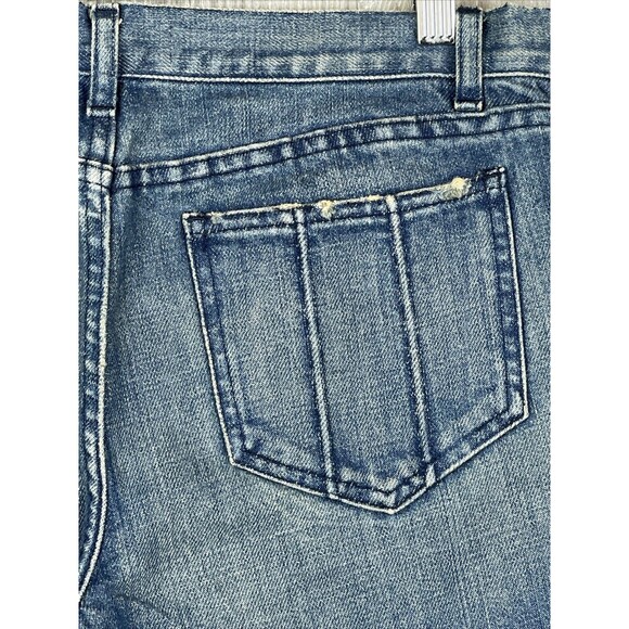 HABITUAL New York Lightly Distressed Bootcut Relaxed Fit Denim Jeans Womens Sz 6 - Picture 9 of 10